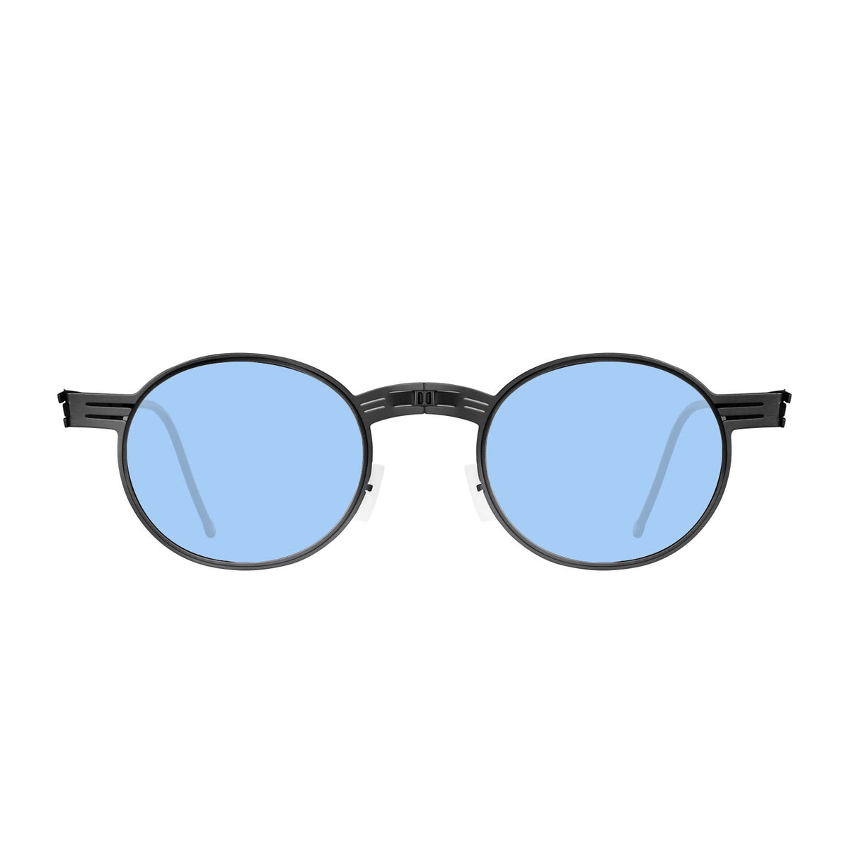 ROAV NESTOR foldable sunglasses, Black frame, Light blue lens