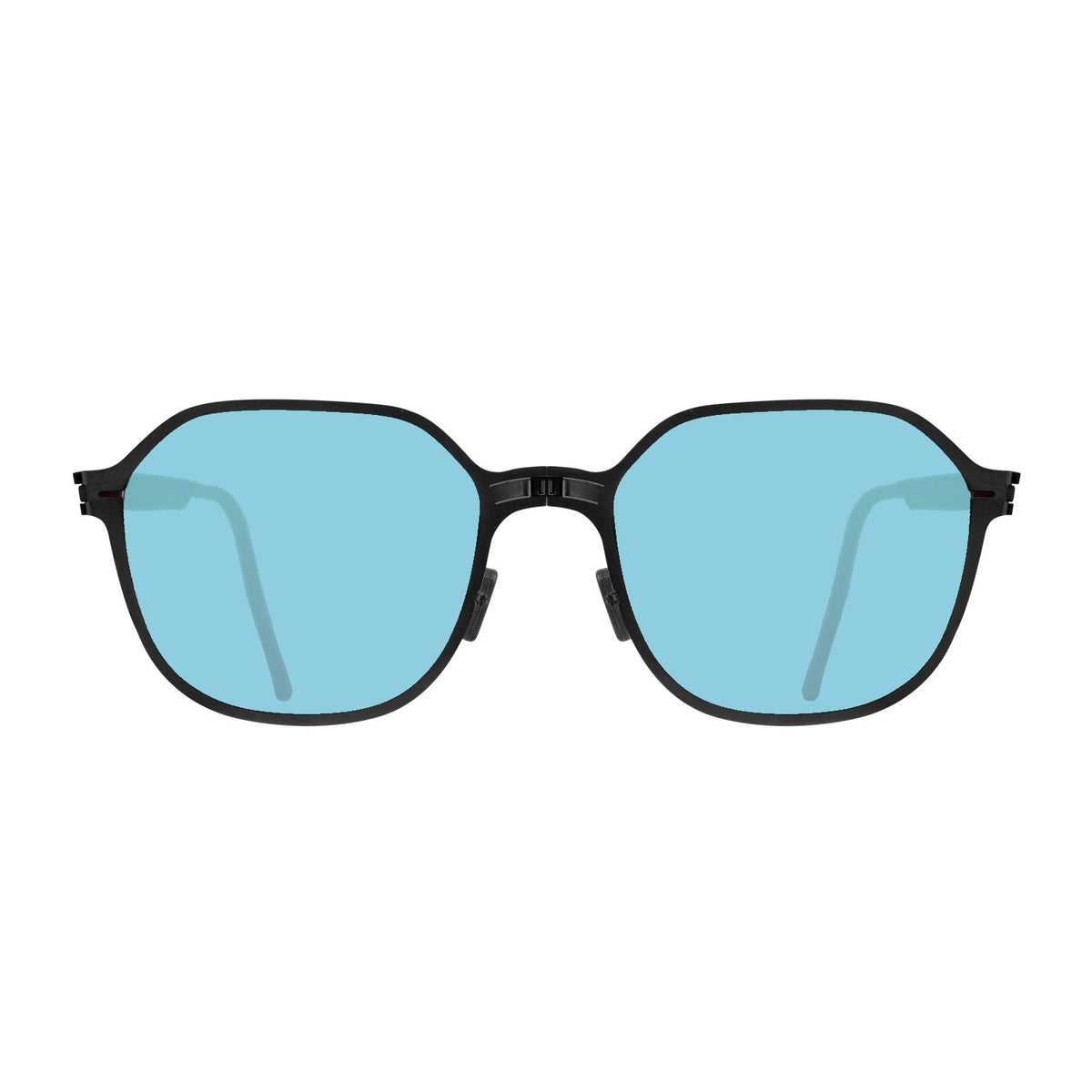 ROAV DEAN foldable sunglasses, Black frame, Light blue lens