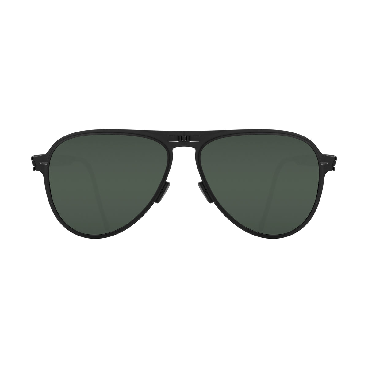 ROAV ATLAS foldable aviator sunglasses, Black frame, G15 lens