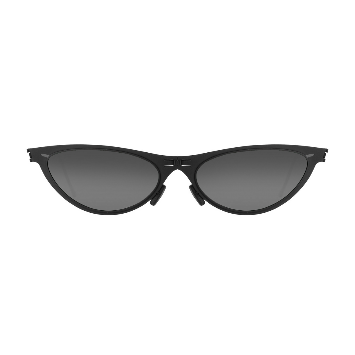 ROAV ATHENA foldable cat-eye sunglasses, Black frame, Moonrise lens