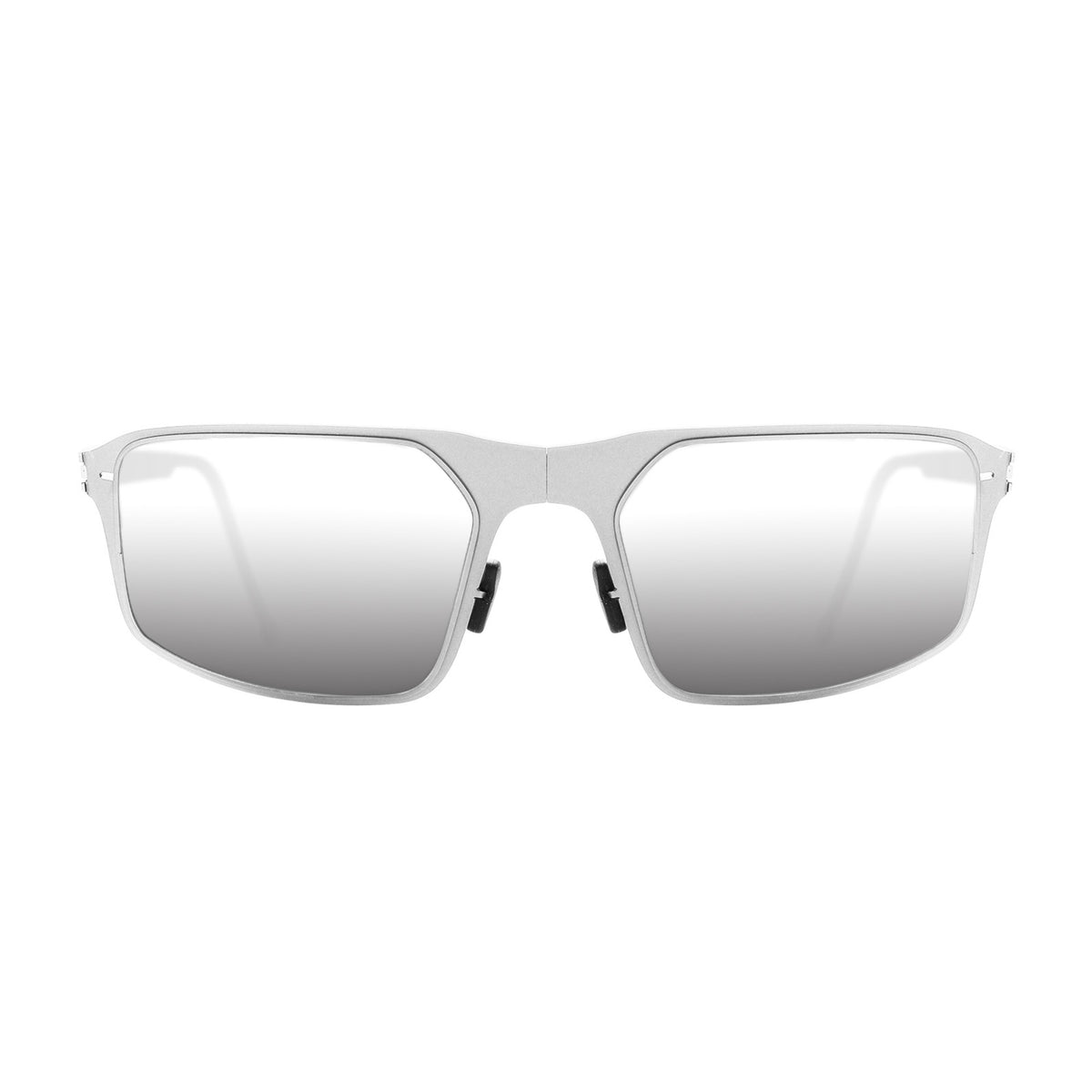 ROAV ARROW foldable sport sunglasses, Silver frame, Silver lens