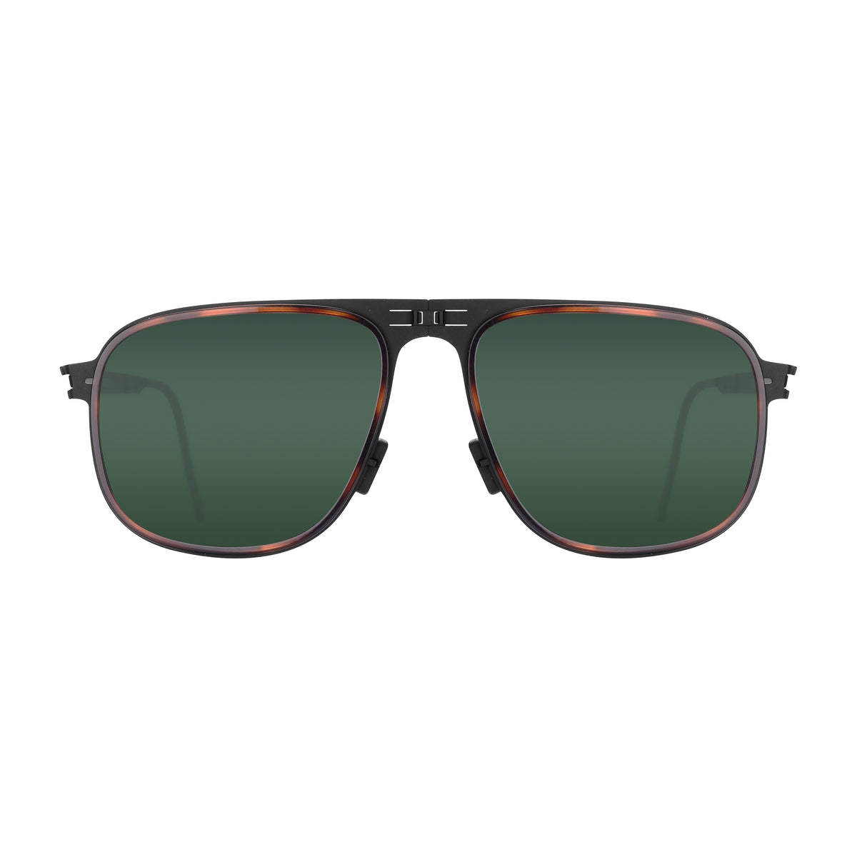 ROAV BOXER foldable navigator sunglasses, Black & Havana frame, G15 lens