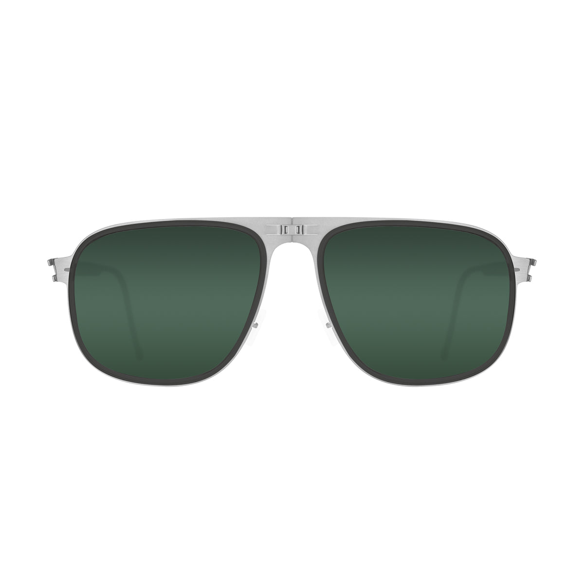 ROAV BOXER foldable navigator sunglasses, Steel & Black frame, G15 lens