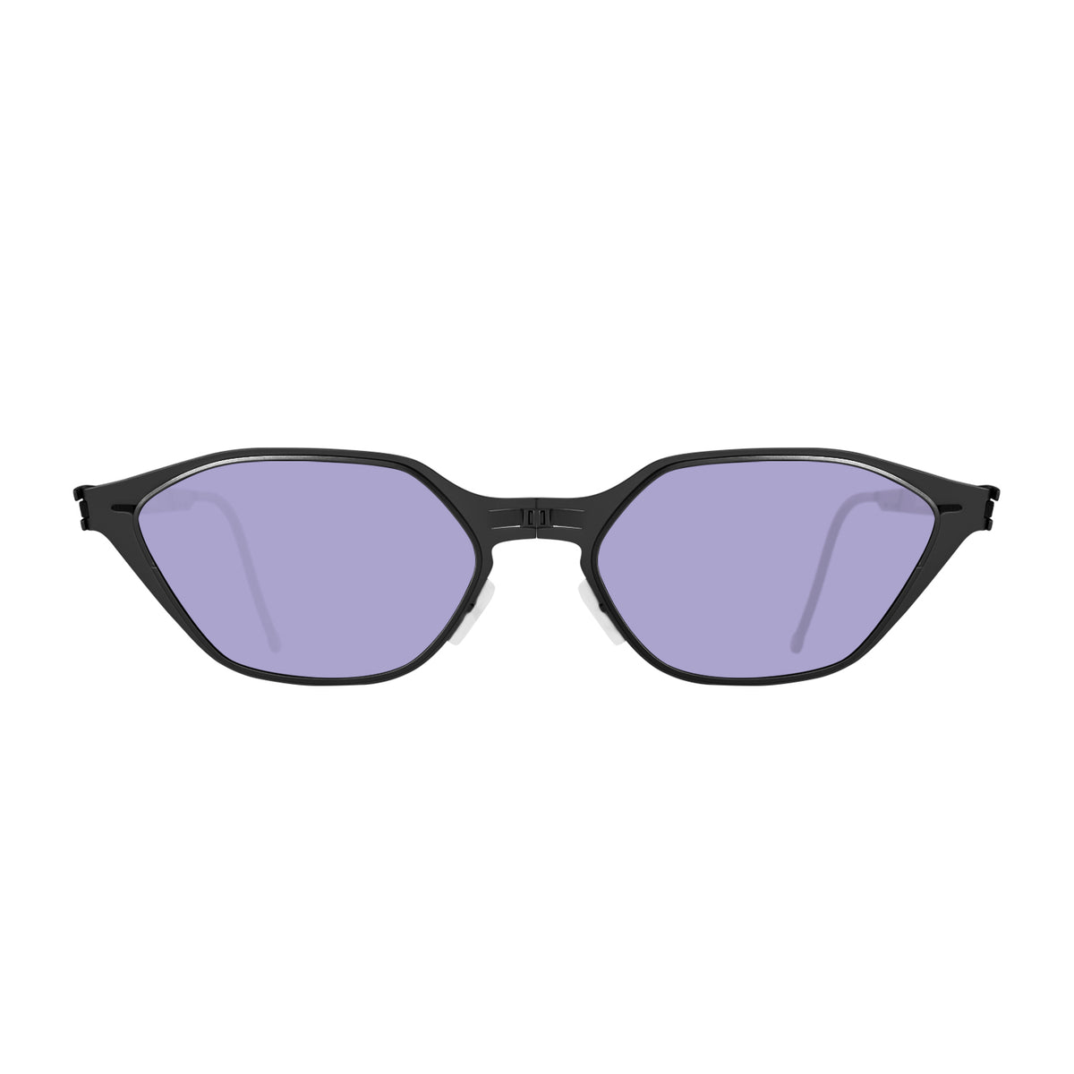 ROAV CALYPSO foldable sunglasses, Gunmetal frame, Light Purple lens
