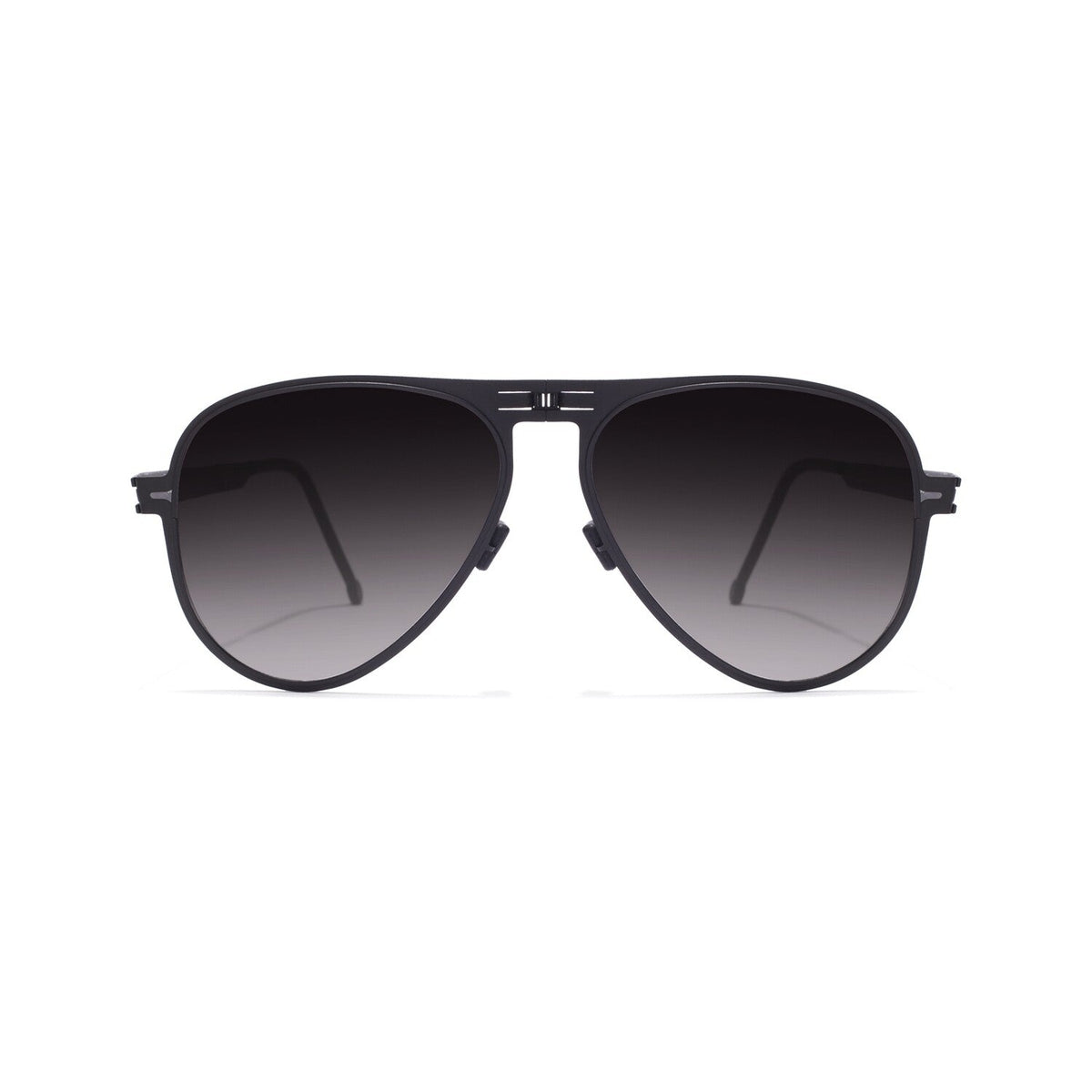 ROAV ATLAS foldable aviator sunglasses, Black frame, Moonrise lens