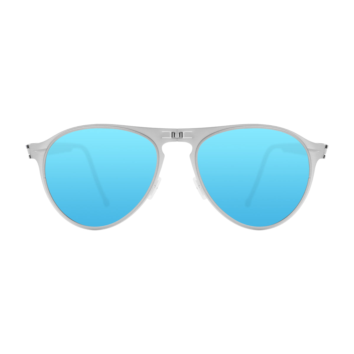ROAV EARHART foldable aviator sunglasses, Steel frame, Sky lens