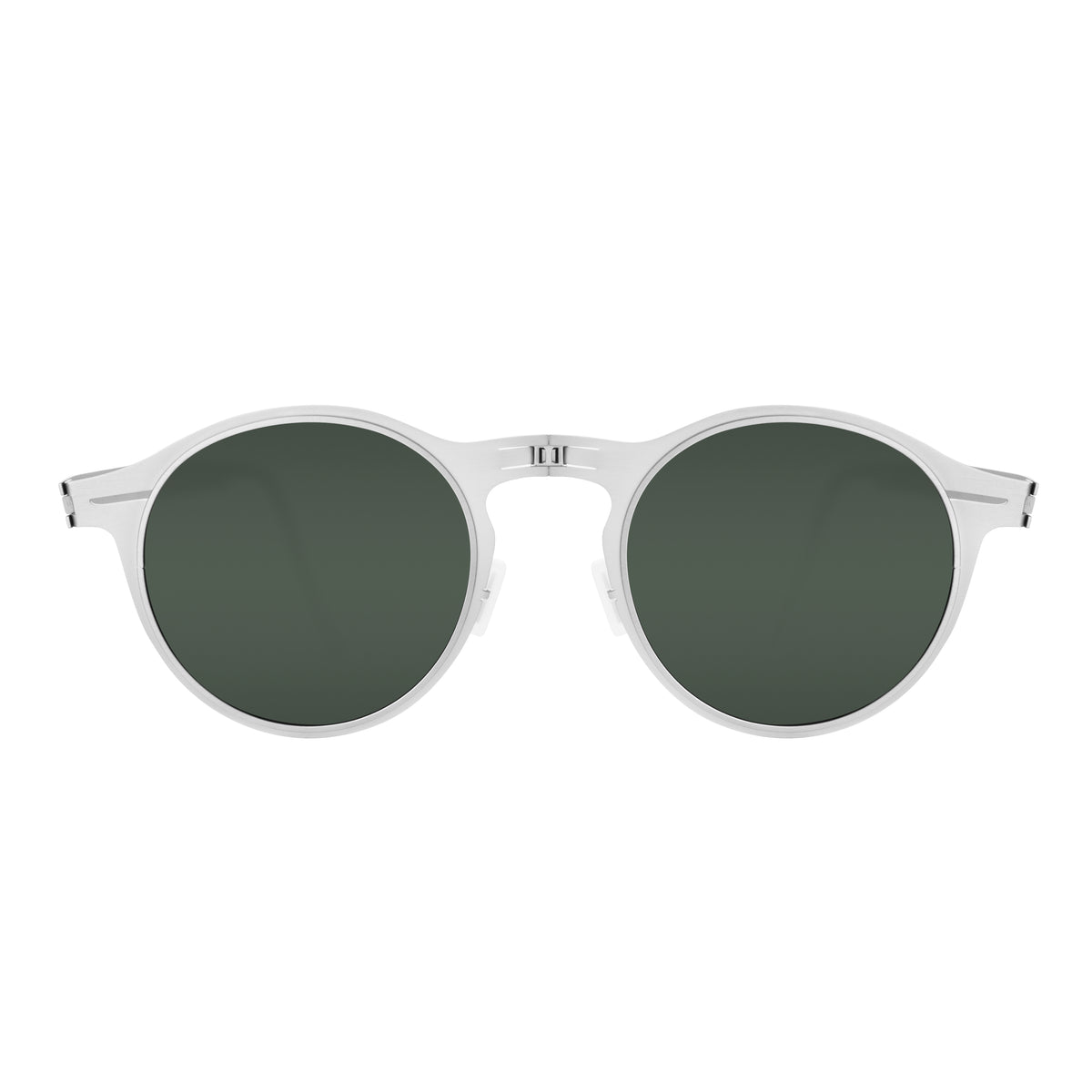 ROAV BALTO foldable round sunglasses, Steel frame, G15 lens