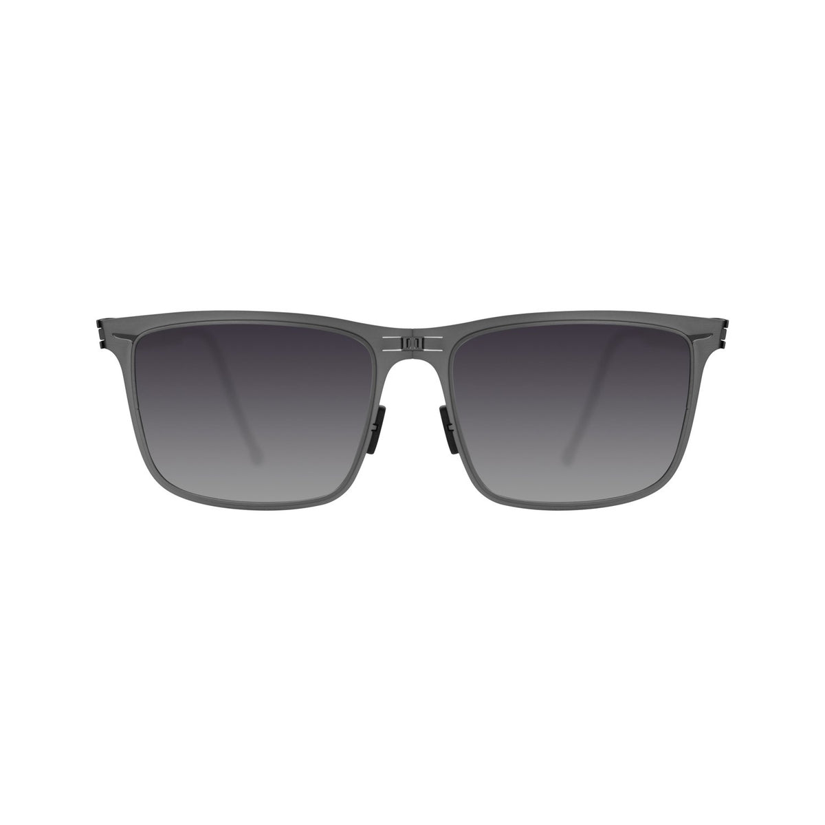 ROAV ECHO foldable rectangular sunglasses, Black frame, Moonrise lens