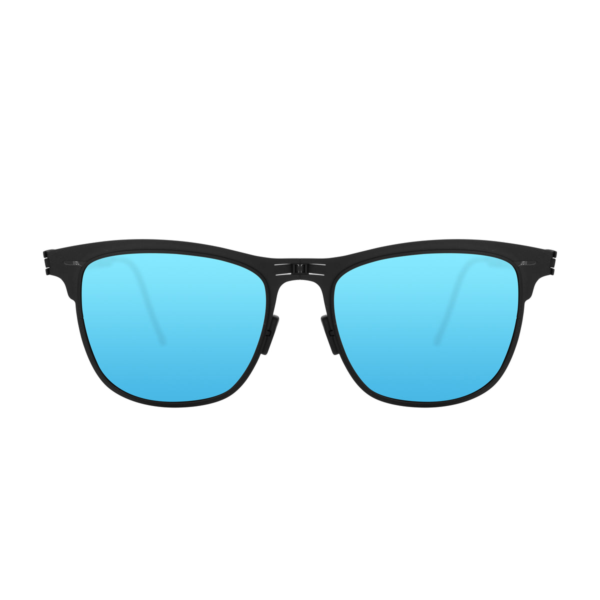 ROAV JETT foldable clubmaster sunglasses, Black frame, Sky lens