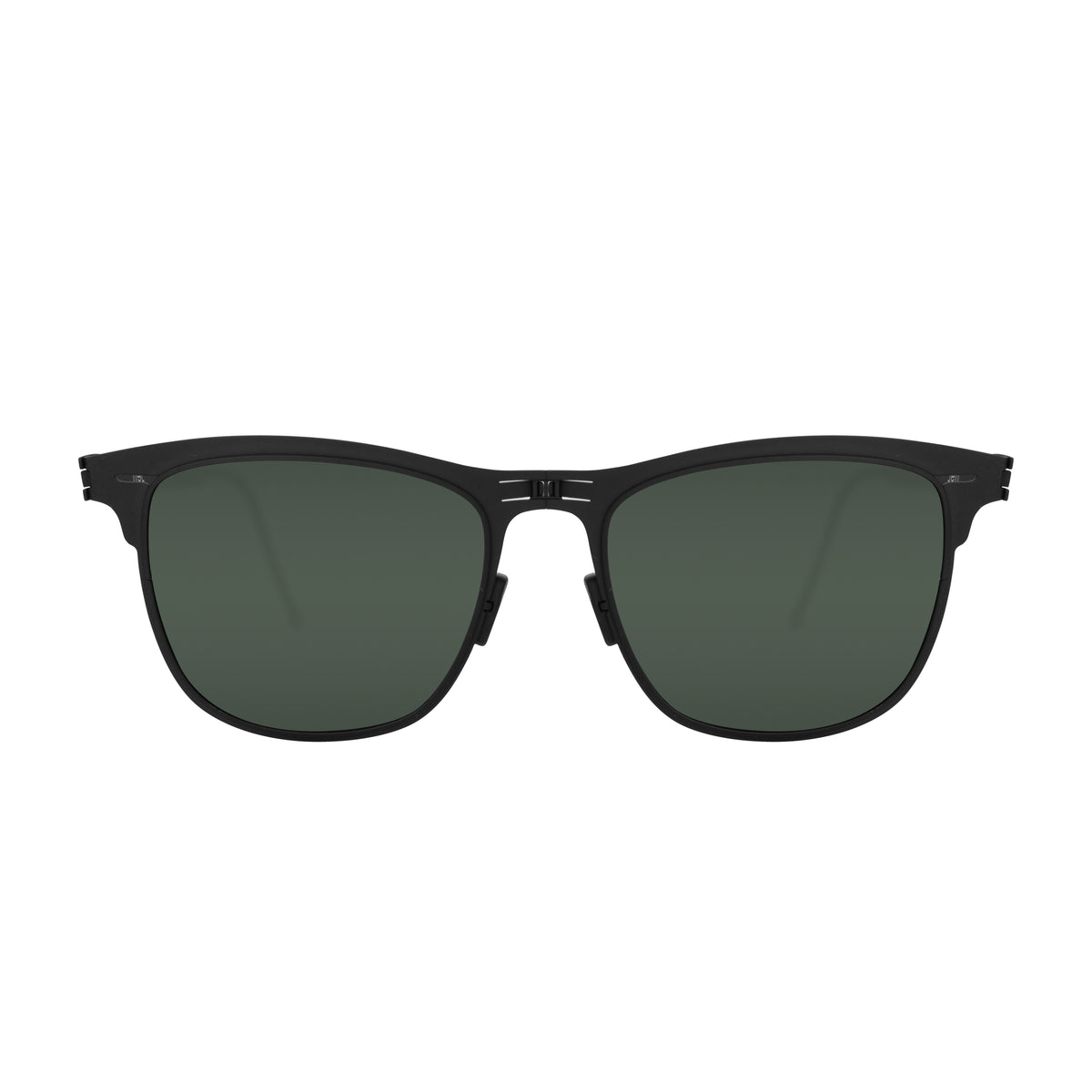 ROAV JETT foldable clubmaster sunglasses, Black frame, G15 lens